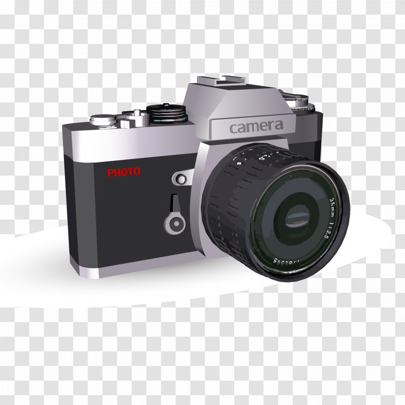 Royalty-free Clip Art - Digital Camera - Professional Vector Transparent PNG