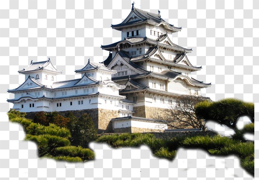 Himeji Castle Edo Japanese Buddhist Monuments In The Hōryū-ji Area - Hy%c5%8dgo Transparent PNG