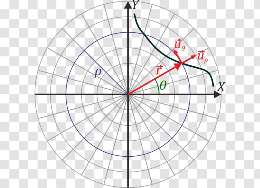 Polar Coordinate System Linear Motion Position Angle - Area Transparent PNG