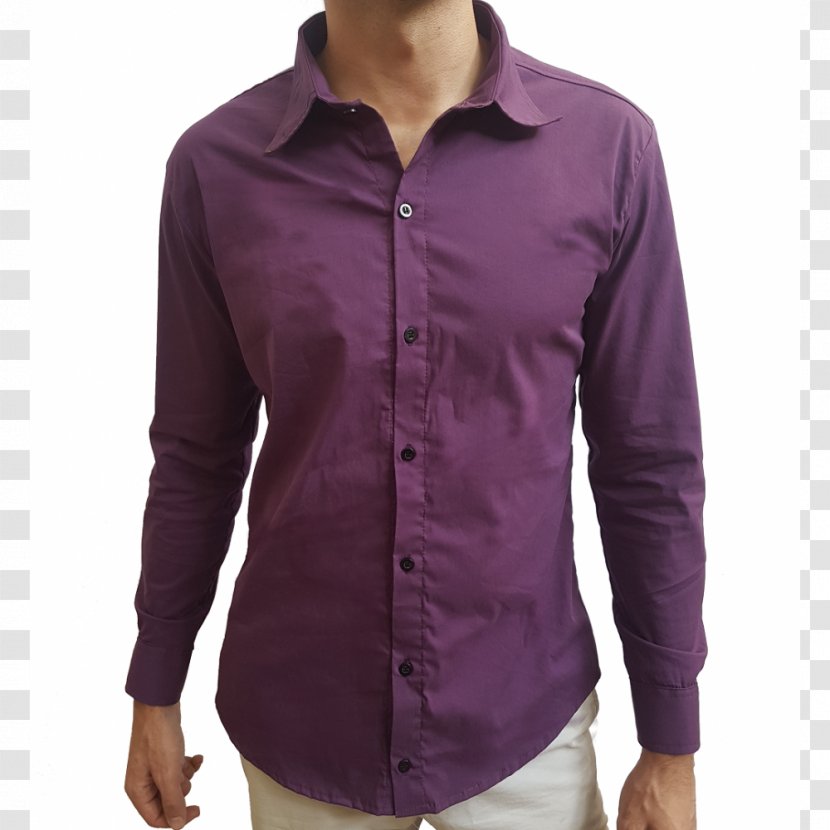 T-shirt Fashion Blouse Purple - Sleeve Transparent PNG