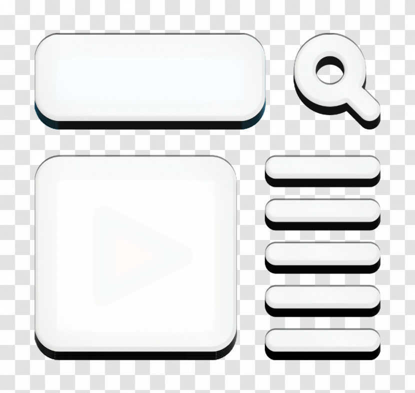 Wireframe Icon Ui Icon Transparent PNG