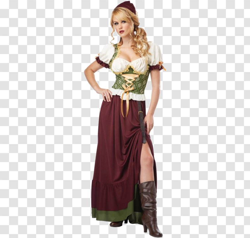 Renaissance Dirndl Costume Party Dress - Bodice Transparent PNG