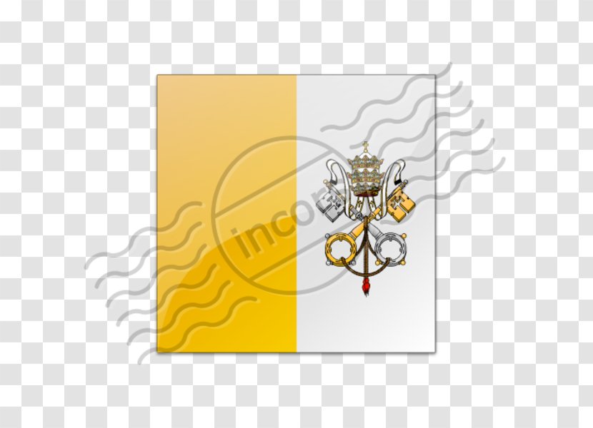 Holy See Rectangle Font - Yellow - Flag Vatiacn Transparent PNG