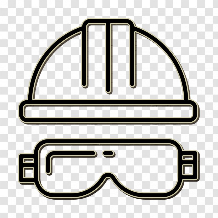 Carpenter Icon Helmet - Vision Care Coloring Book Transparent PNG
