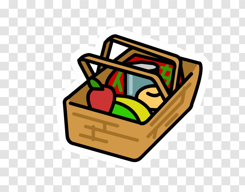 Picnic Baskets Clip Art - Yellow Transparent PNG