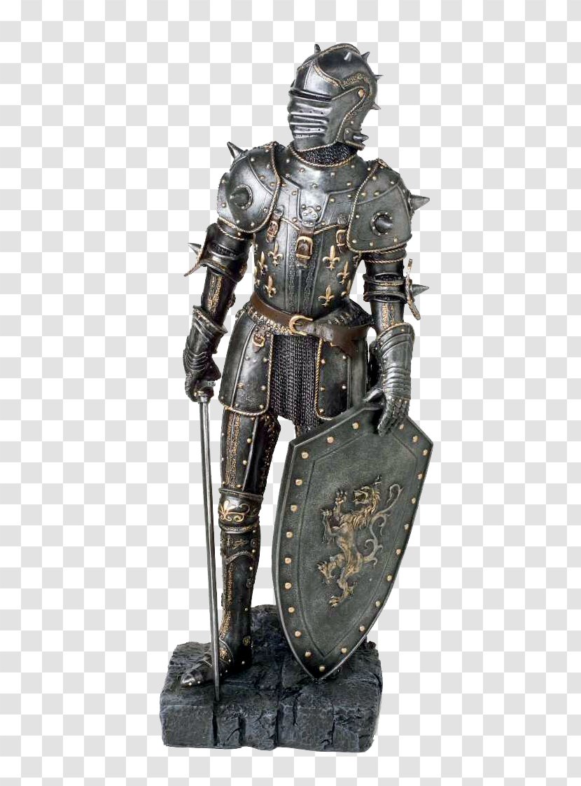 Middle Ages Knight Plate Armour Components Of Medieval - Sword Transparent PNG