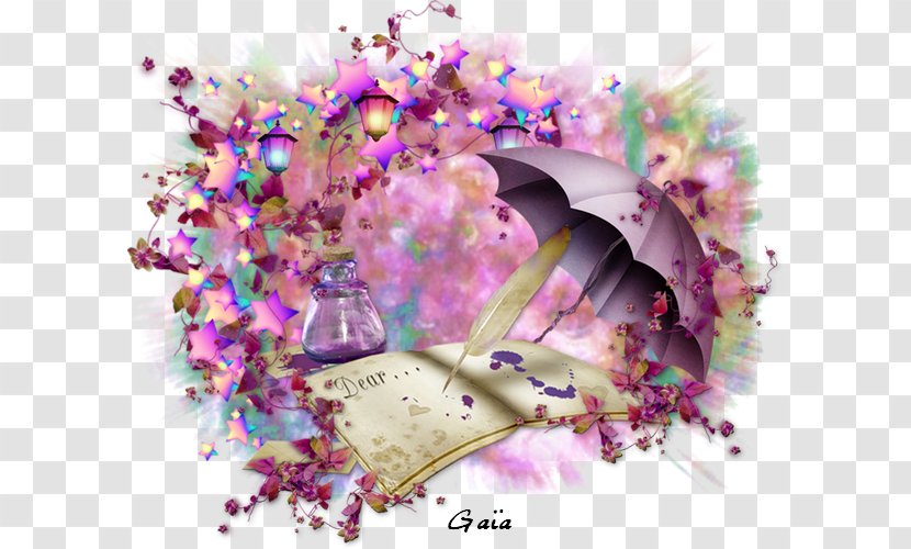 Violet Flower Floral Design - Purple Transparent PNG
