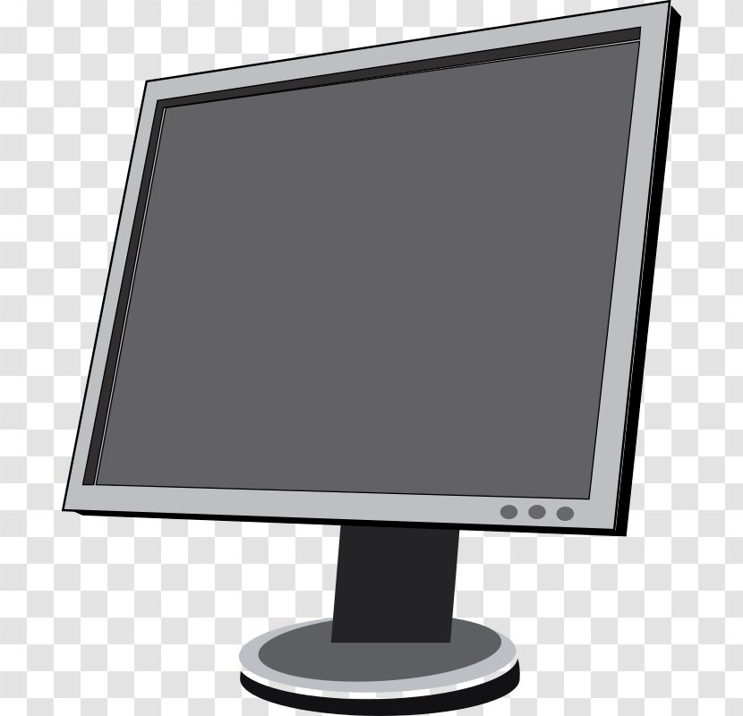 Computer Monitors Liquid-crystal Display Flat Panel Widescreen Clip Art - Multimedia - Screen Transparent PNG