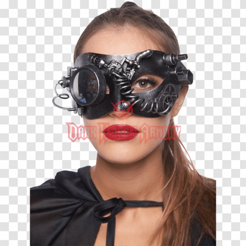 Mask Masque Goggles - Headgear - Monocle Steampunk Transparent PNG
