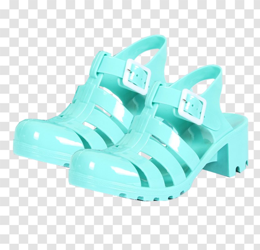 Sandal Jelly Shoes Flip-flops Sports - Turquoise - Dusty Light Blue For Women Transparent PNG