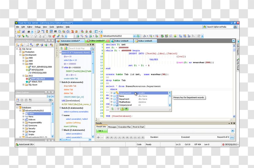 Computer Program Database Server Microsoft SQL Management System - Document - Multimedia Transparent PNG
