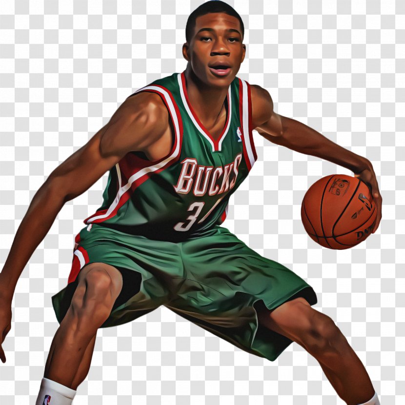 Giannis Antetokounmpo - Ball Game - Action Figure Sports Equipment Transparent PNG