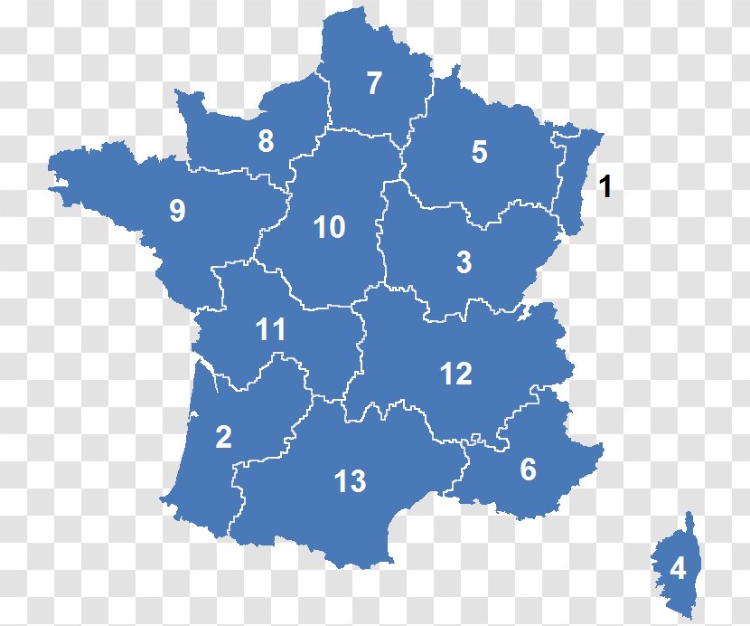 France Vector Map Royalty-free - Area Transparent PNG