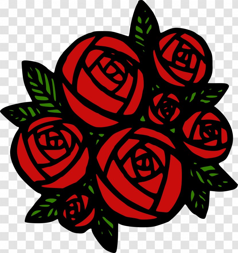 Rose Flower Clip Art - Printing - Red Decorative Transparent PNG