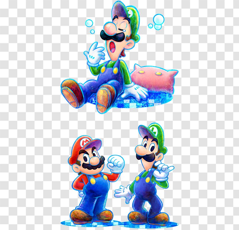Mario & Luigi: Dream Team Superstar Saga Super Bros. - Toy - Luigi Transparent PNG