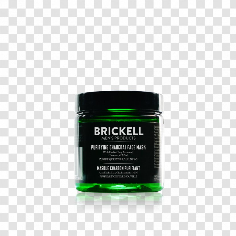 Brickell Cleanser Facial Mask Activated Carbon - Cream Transparent PNG