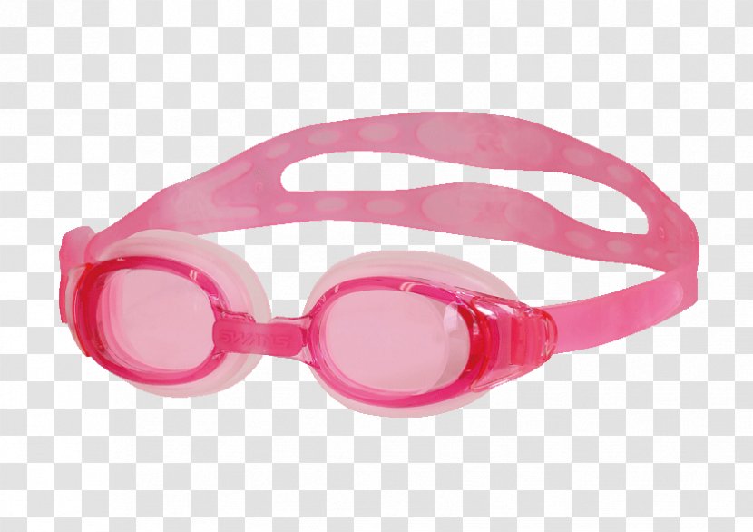 Goggles Glasses Plavecké Brýle Swimming Pink - Magenta Transparent PNG