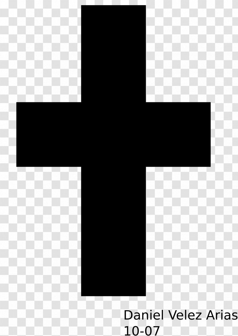 Christian Cross Symbol Clip Art - Text Transparent PNG