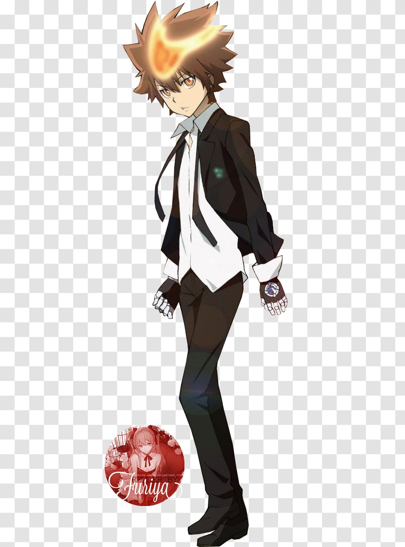 Tsunayoshi Sawada Reborn! Rendering - Cartoon Transparent PNG