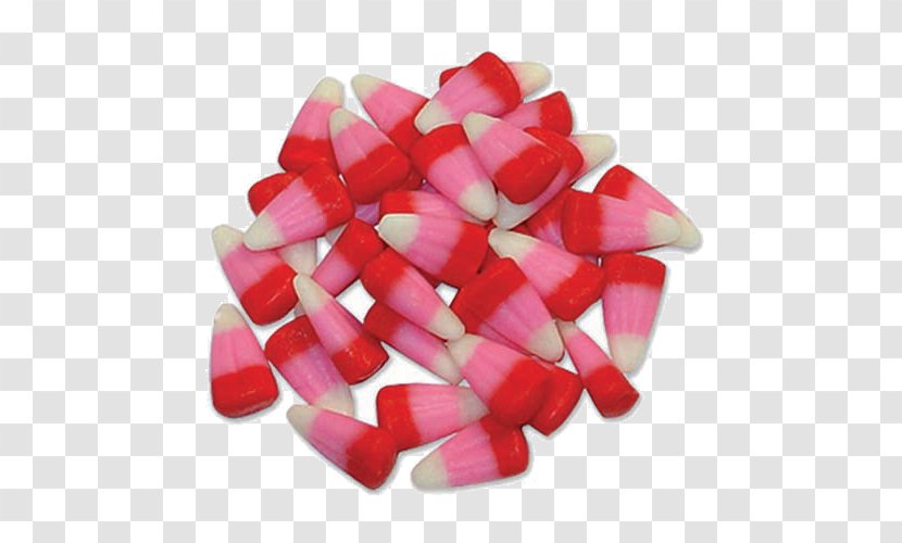 Polkagris Lollipop Candy Corn Cane - Cotton Transparent PNG