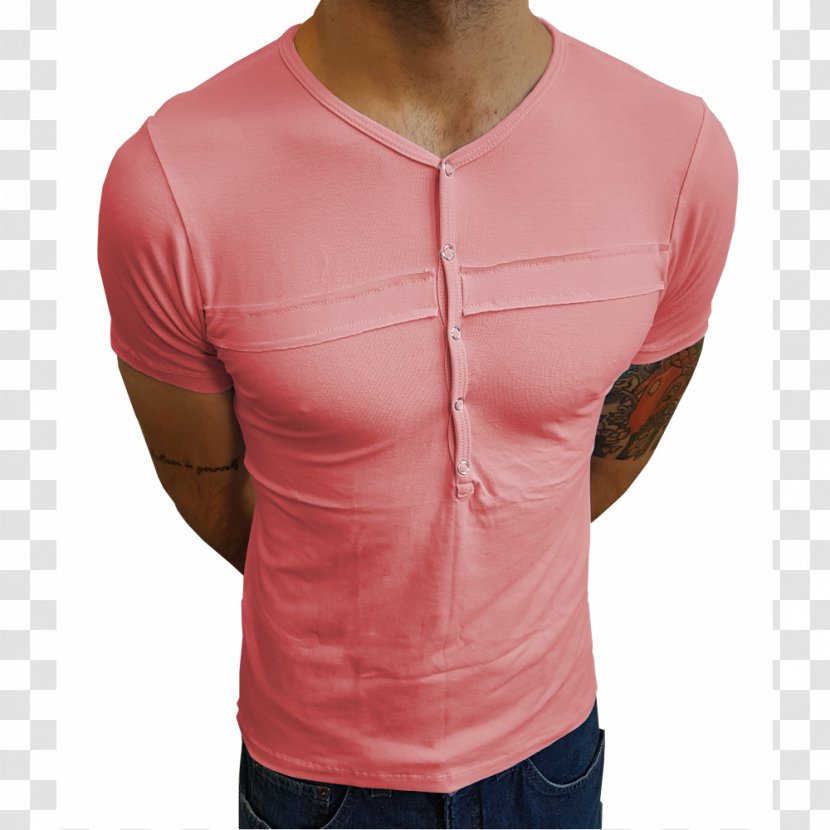 T-shirt Button Fashion Sleeve - Sportswear Transparent PNG
