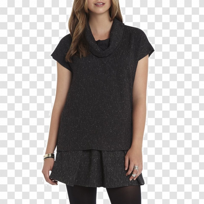 Sleeve T-shirt Blouse Little Black Dress Clothing - Tshirt Transparent PNG