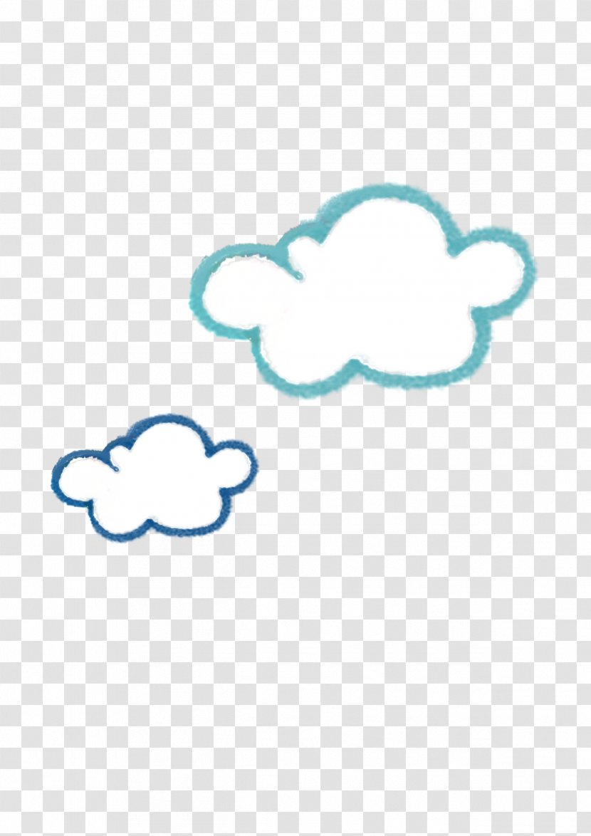 Cartoon - Airplane - Clouds Transparent PNG