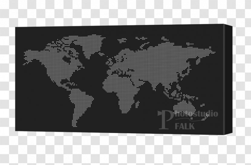 World Map Globe - Mapa Polityczna Transparent PNG