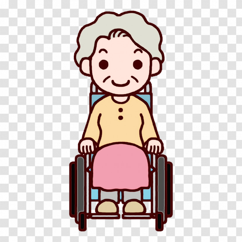 Health Care Wheelchair Caregiver Chair Aged Care Transparent PNG