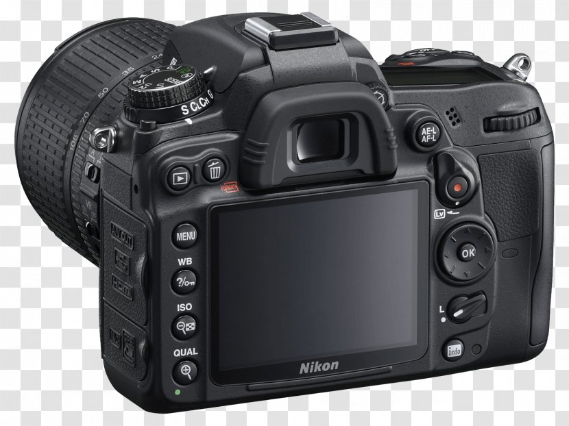 Nikon D7000 AF-S DX Nikkor 18-105mm F/3.5-5.6G ED VR Zoom-Nikkor 18-200mm IF-ED 35mm F/1.8G 55-200mm F/4-5.6G - D90 - Photo Camera Image Transparent PNG