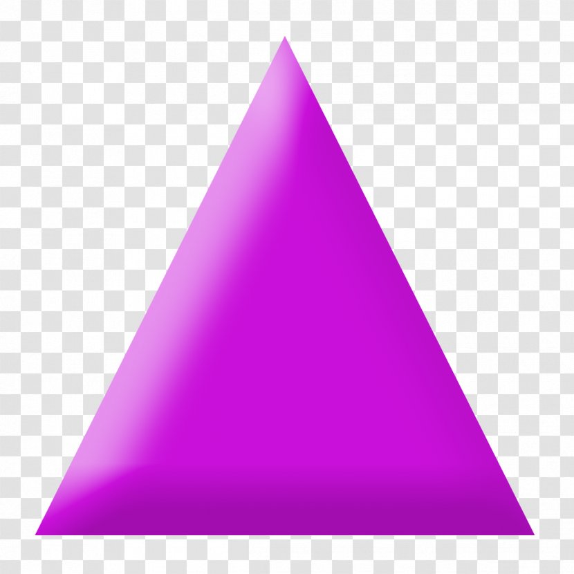 Triangle Purple - Different Color Transparent PNG