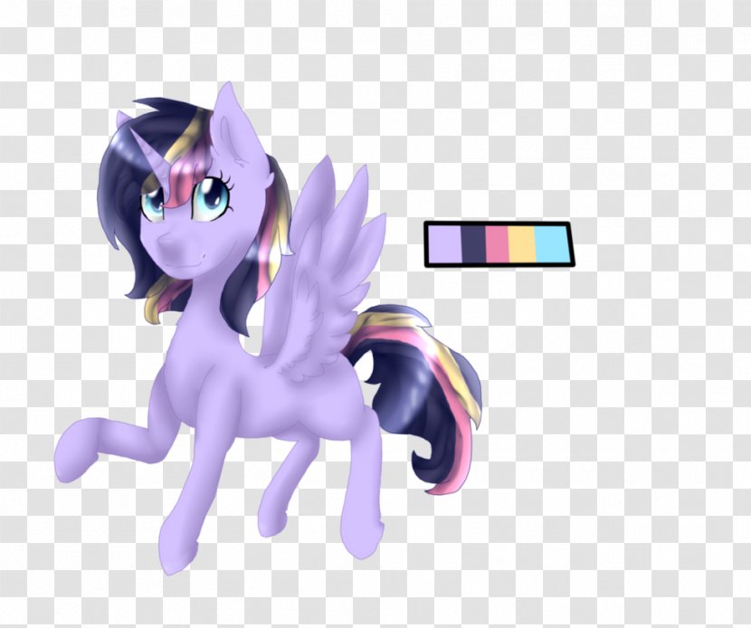 Horse Animal Figurine Cartoon Legendary Creature - Violet Transparent PNG