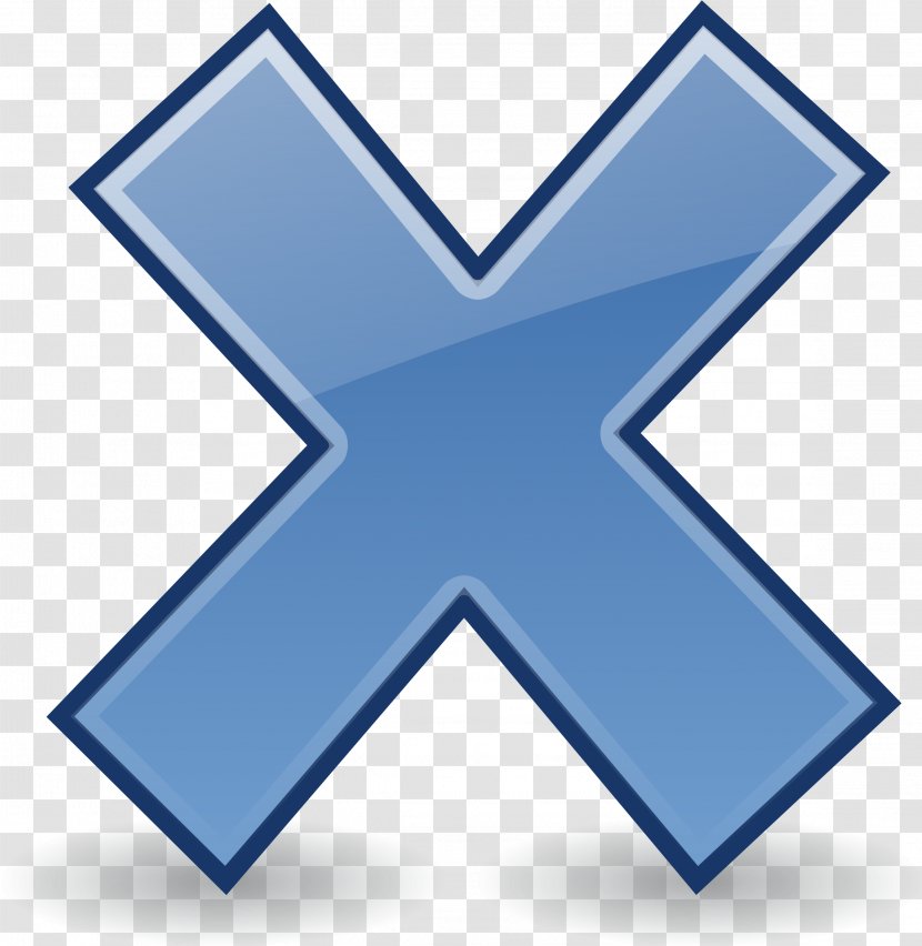 Clip Art - Symbol - X Transparent PNG