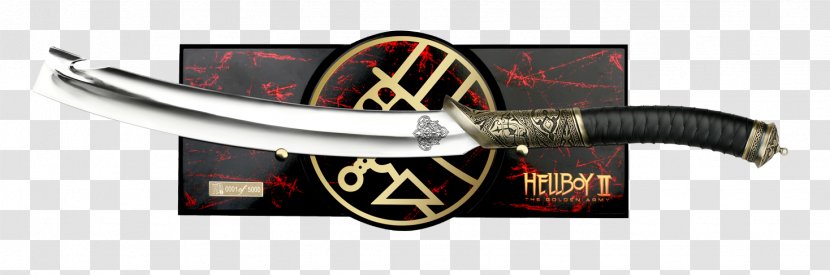 Prince Nuada Princess Nuala Knife Hellboy Sword - Weapon - X Exhibition Stand Design Transparent PNG
