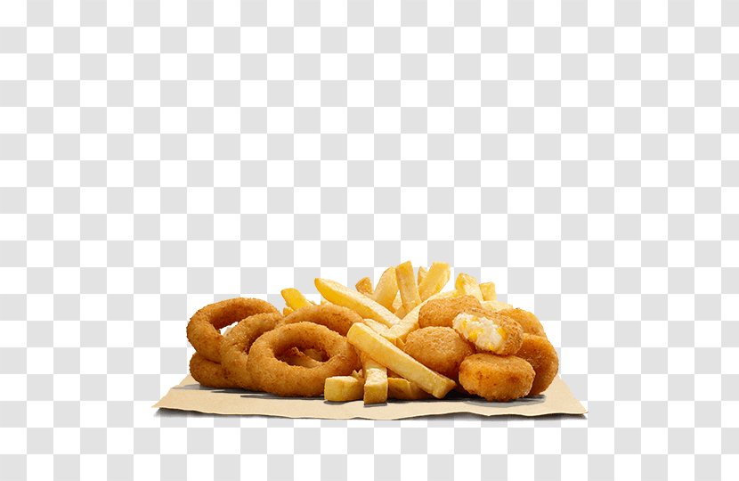 French Fries Onion Ring Hamburger Fried Chicken Fingers - Nugget Transparent PNG