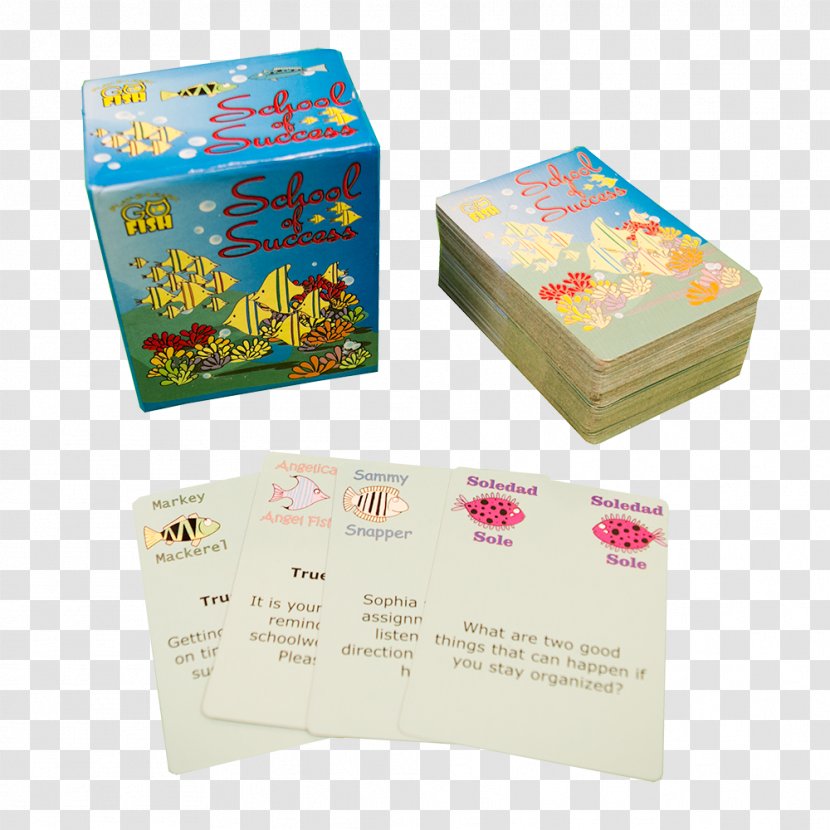 Go Fish: Card Game Playing - Toy - To School Games Transparent PNG