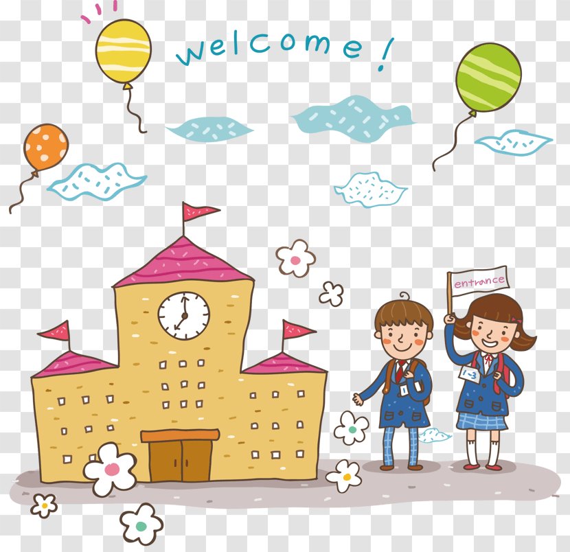 Poster Illustration Image Teacher Kindergarten - Advertising Transparent PNG