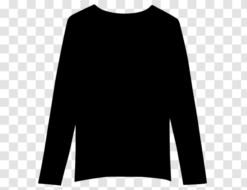 T-shirt Sweater Sleeve Black & White - Blackandwhite - M Transparent PNG