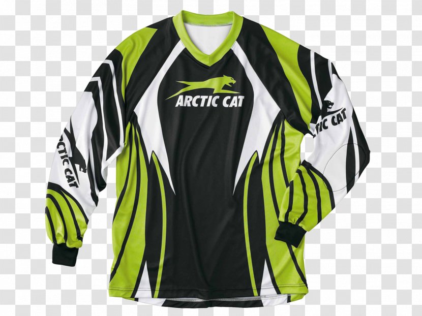 Sports Fan Jersey Side By Arctic Cat Motorcycle T-shirt - Protective Clothing - Hoddie Transparent PNG