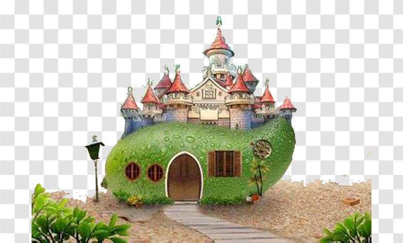 Cartoon - Flat Design - Dream Castle Transparent PNG