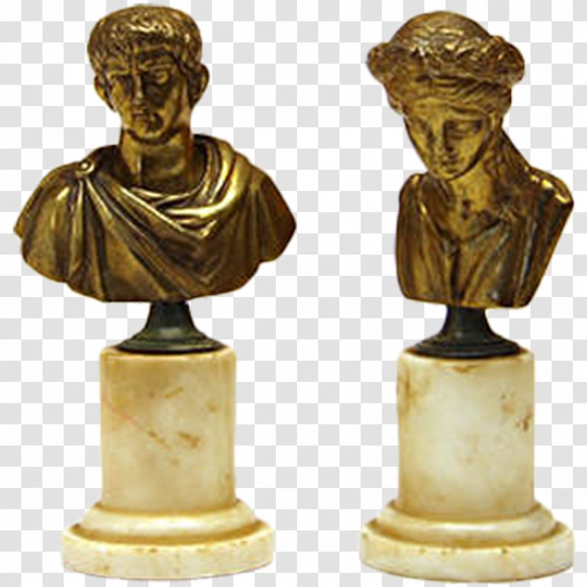 Bronze Sculpture Classical 01504 - Pedestals Transparent PNG