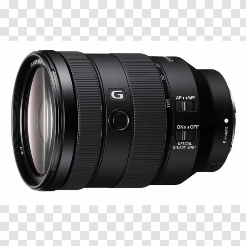 Sony FE 24-105mm F4 G OSS Camera Lens E-mount Zoom - Fisheye Transparent PNG