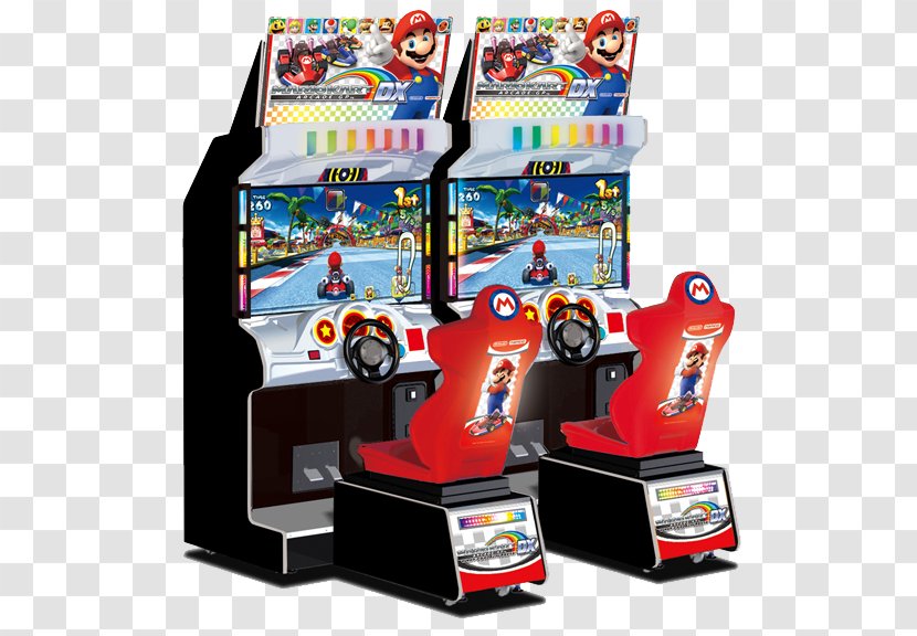 Mario Kart Arcade GP DX 2 Super Bros. 7 - Electronic Device - Thrilling Race Transparent PNG