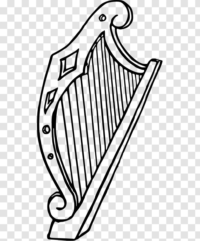 Celtic Harp Clip Art Transparent PNG