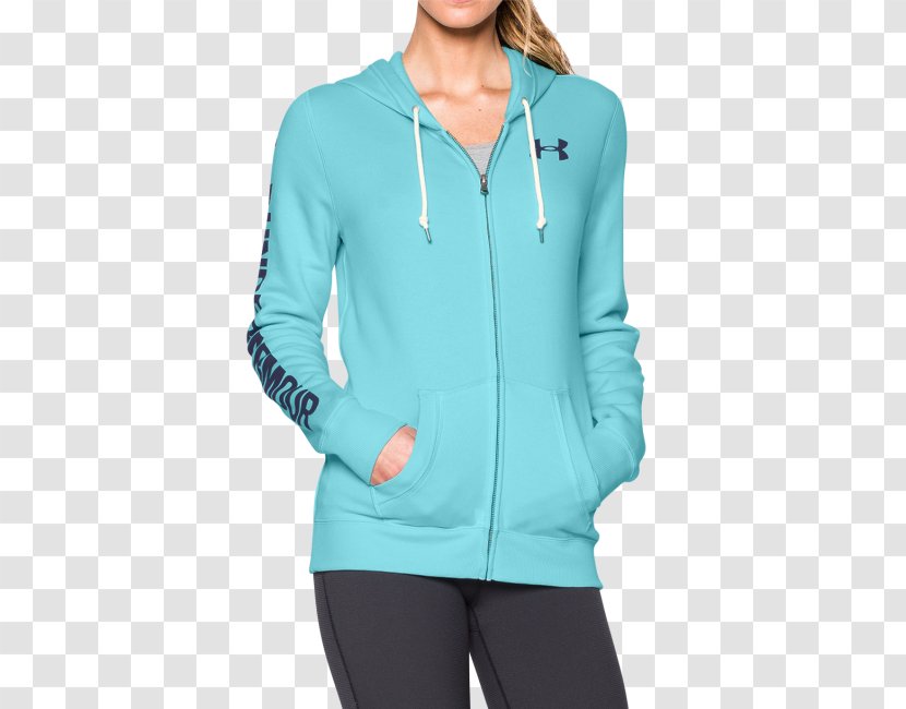 Hoodie Polar Fleece Shoulder - Outerwear - Logo Under Armour Transparent PNG