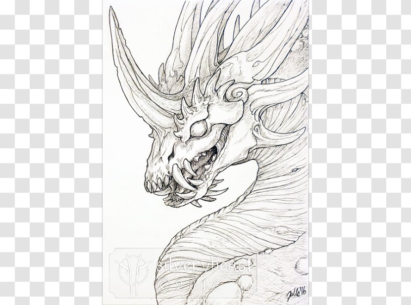 DeviantArt Artist Drawing Sketch - Mythical Creature - Rhaegal Transparent PNG