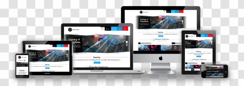 Responsive Web Design Development Page - Application Transparent PNG