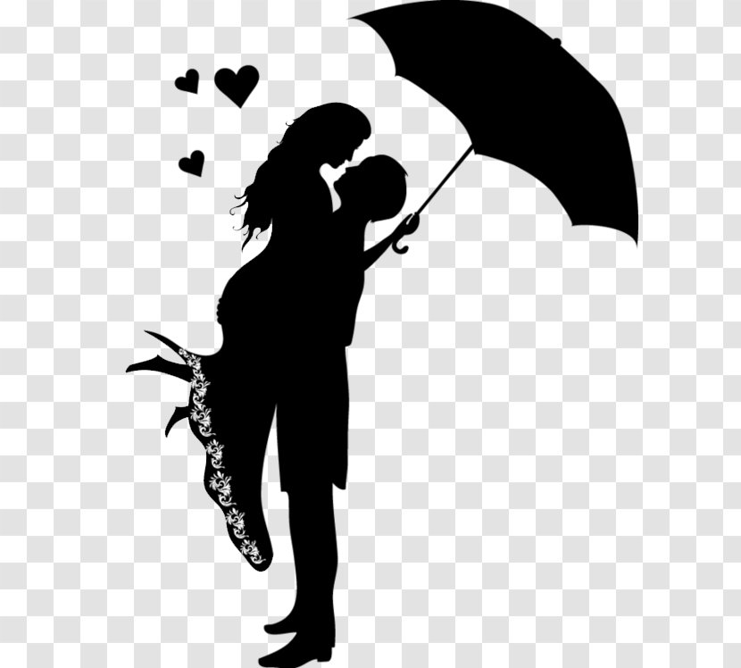 Drawing Silhouette Love Illustration Hug - Wedding Photography Transparent PNG