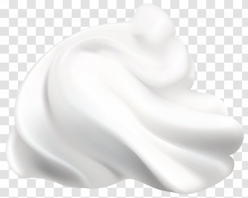 Black And White Product - Sour Cream Clipart Picture Transparent PNG