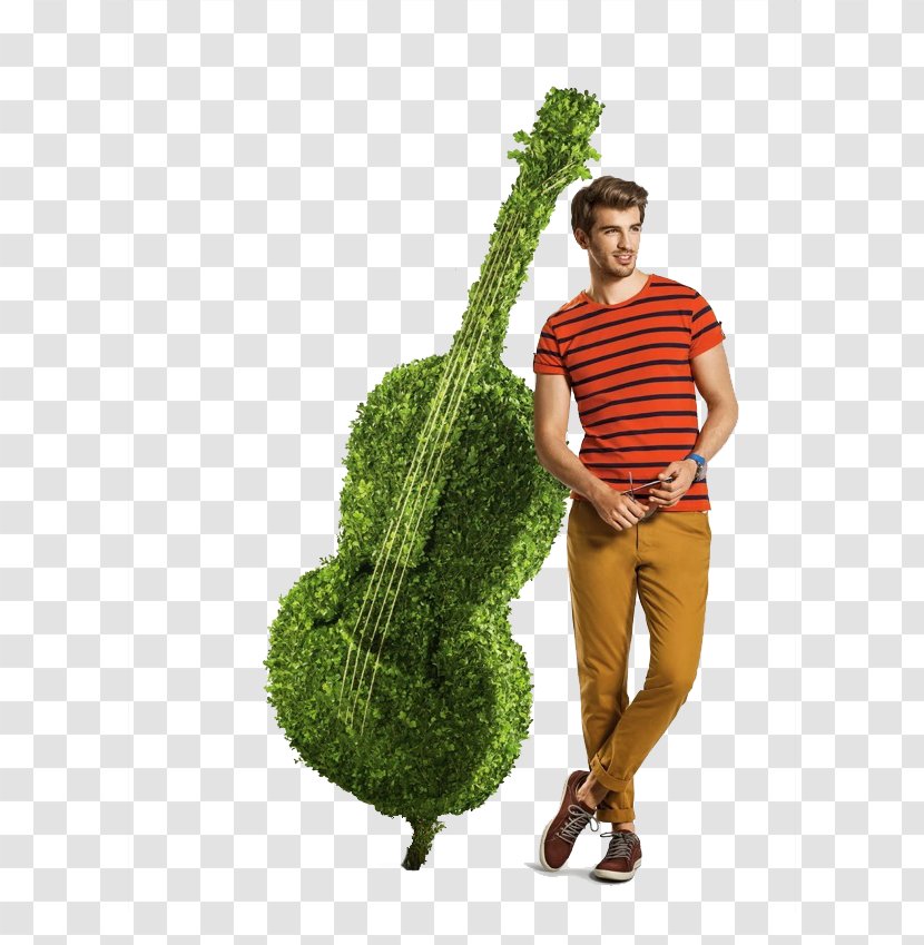 Designer Shopping Advertising - Flower - Violin Boy Transparent PNG